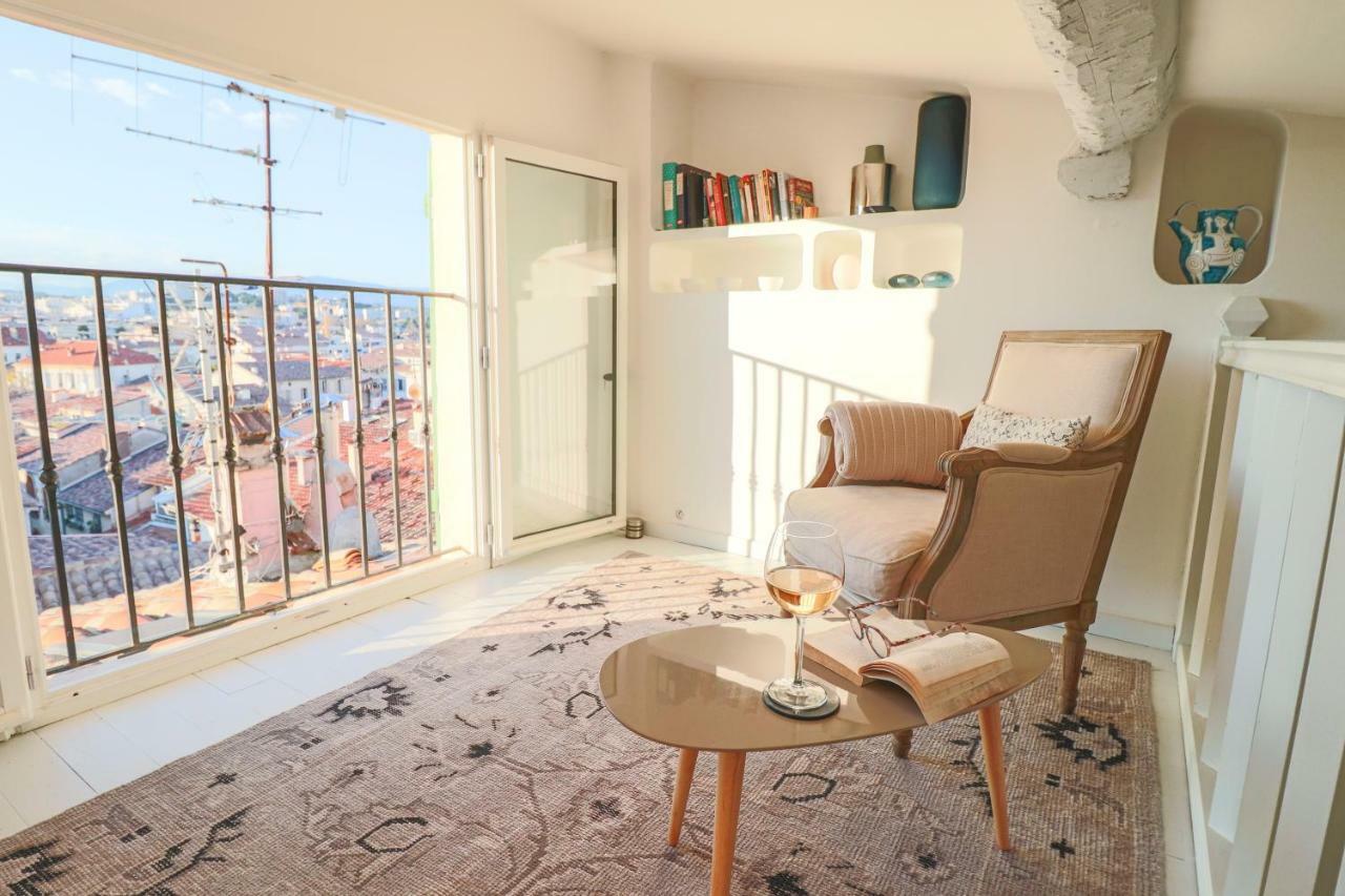 Clt - Unique Duplex & Terrace On The Provencal Market Antibes Bagian luar foto