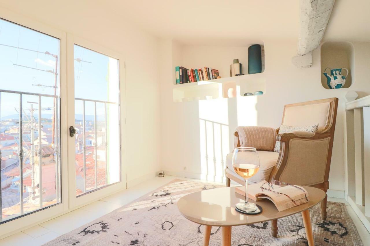 Clt - Unique Duplex & Terrace On The Provencal Market Antibes Bagian luar foto