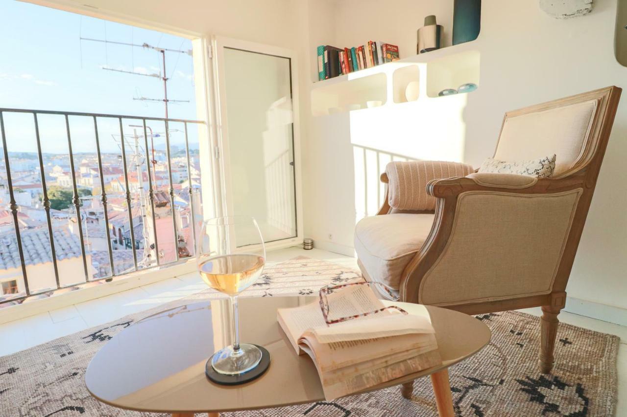 Clt - Unique Duplex & Terrace On The Provencal Market Antibes Bagian luar foto